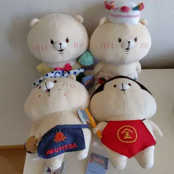 레어  토모다치와 곰 봉제 인형 세트 토모다치와 곰 전시회
