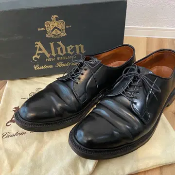 Alden 알든 9901 플레인토 8 1/2D BLACK