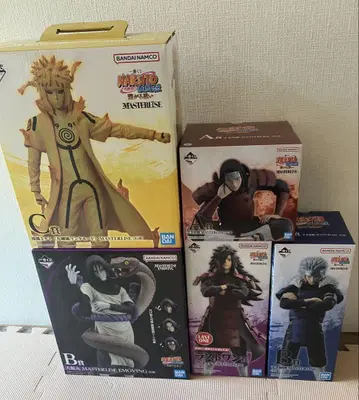 제일복권 NARUTO 나루토 질풍전 이어지는 마음 피규어 5체 세트