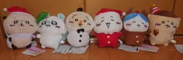 치이카와(먼작귀) 메리크리 봉제 인형 1&2 6체 컴프 세트