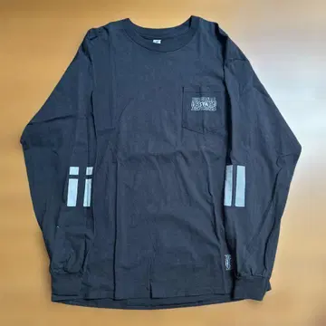 텐더 로인 LONG SLEEVE TEE POCKET L BLACK