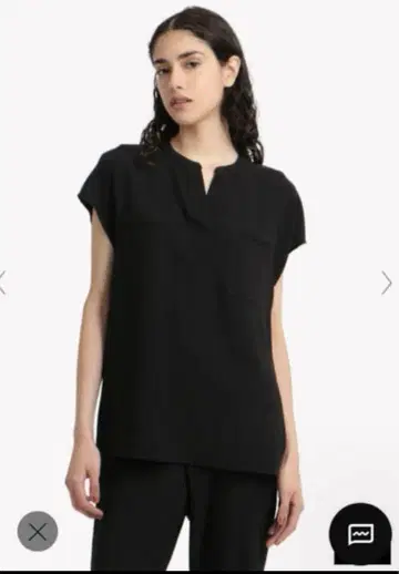 theory 띠어리 Powder Crepe PKT Popover N