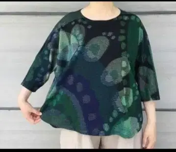 요건 레일 2020 피콕 와이드 티셔츠 바바구리