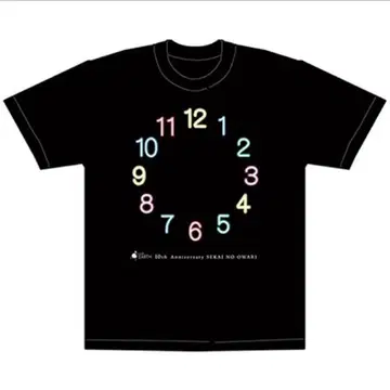 SEKAI NO OWARI 10주년 기념 T셔츠