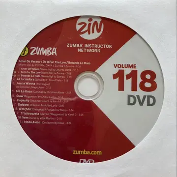 줌바 ZUMBA ZIN 118 DVD 최신