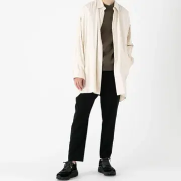 CLANE HOMME 오버 사이즈 셔츠 27108-1081 베이지 1