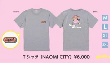 와타나베 나오미 T셔츠 Naomi city XL
