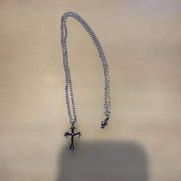 [새상품] 실버 necklace 십자가