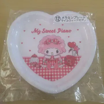 My Sweet Piano 멜라민 플레이트 하트형