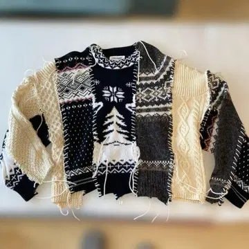 DISCOVERED 재구축 스웨터