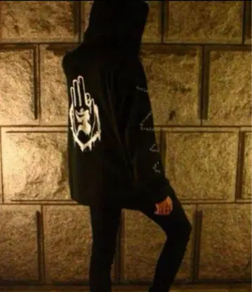 SALE! 진 천지개벽집단 지그재그 후드티 2XL