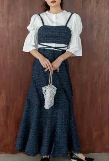 란다 트위드 셋업