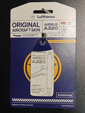 LH Lufthansa Aviationtag B747-400 콤비
