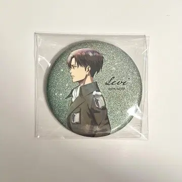 진격의 거인 겨울의 발걸음 리바이 글리터 캔 배지