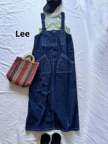 Lee 데님 오버롤 스커트 살로펫 원피스