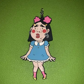 브리아나 기가테 KAWAIIMONSTERCAFE 콜라보 러버 키체인