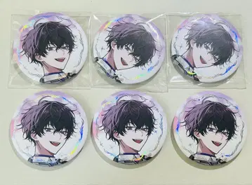 ART OF NIJISANJI 사에키 잇테츠 매트 금박 캔뱃지