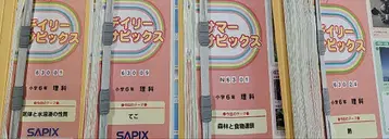 SAPIX 6학년 이과 보통 수업, 봄 특별 수업, 여름 특별 수업 세트