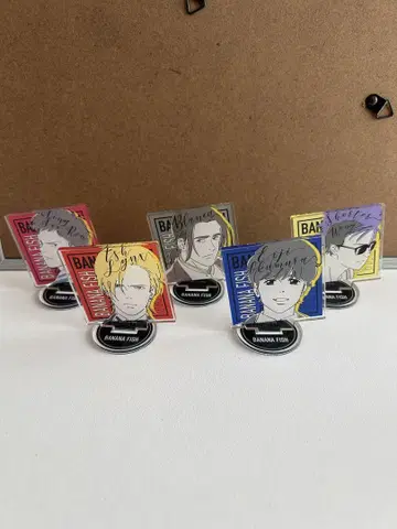 BANANA FISH 아크릴 스탠드 5개 세트 아쉬
