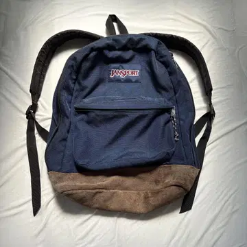 빈티지 90s USA JANSPORT 백팩 하의 가죽
