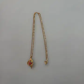 골드 리프 모양 여성용 목걸이