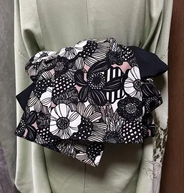 어른용 헤코오비, 꽃무늬, 김