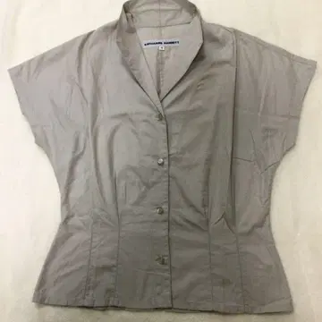 KATHARINE HAMNETT 면 100% 그레이지 프렌치 슬리브