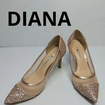 다이애나 DIANA 핑크 글리터 펌프스 라메 결혼식