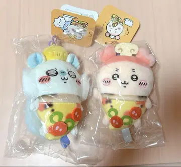 치이카와 할로윈 커플 피자 마스코트 2종 모몽가 & 헌책방