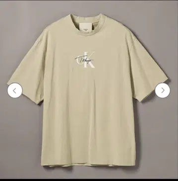 Calvin Klein 캘빈클라인 하라주쿠점 한정판 T셔츠 베이지