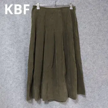KBF 코듀로이 볼륨 턱 스커트