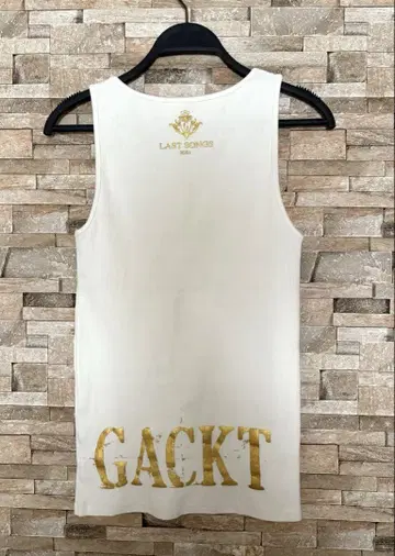 GACKT LAST SONGS 2021 탱크탑 화이트