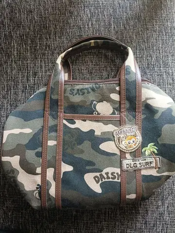 초레어템! 당시 물건! 데이지 러버즈 카모 패턴 보스턴 백