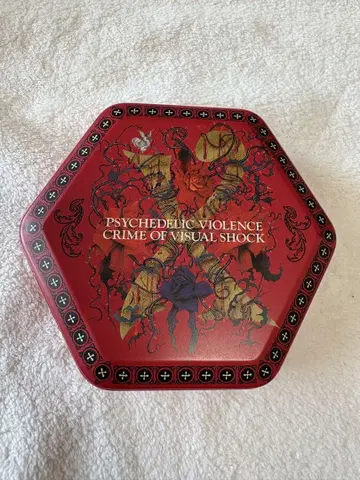 X FILM GIGS ~피와 장미에 뒤덮여~ 메시지 CD 빨간색 캔