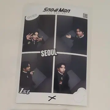 Snow Man 한국 팝업 메구로 렌 즉석 사진 4컷 사진