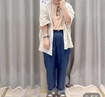 studioCLIP 시원한 테이퍼드 데님