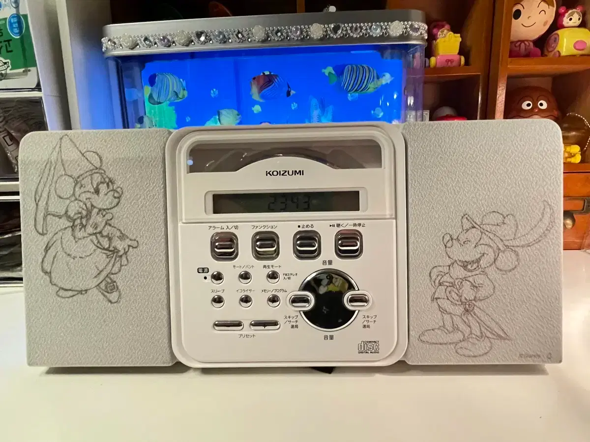 디즈니 휴대용 cd플레이어