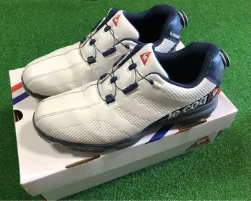 [정크제품] 르꼬끄 다이얼식 골프 스파이크 슈즈 (25.5cm) 남성용