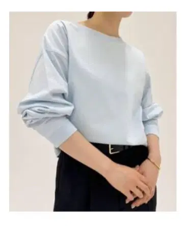 R'IAM PLAGE 맨투맨 롱T셔츠 블루