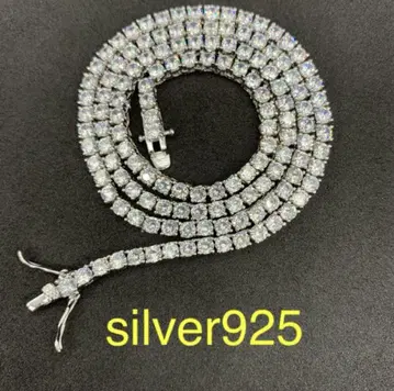 실버 silver925 3mm 18인치 지르코니아 다이아 테니스 체인