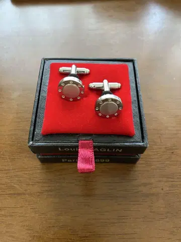 Louis Paglin 실버 커프 링크스