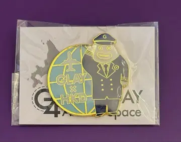GLAY 하코다테 공항 한정품 핀 배지 (GLAY x HKD) 즈라 기장
