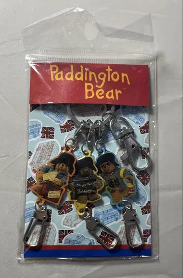[레어] Paddington Bear 패딩턴 3연 키링