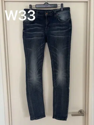 누디진 스키니 린 W33 스트레치 스키니 데님
