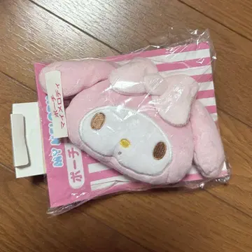 마이멜로디 봉제 인형 산리오 복권 판매기 파우치 [ 새상품 레어 ]