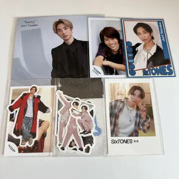 SixTONES 다나카 쥬리 포토 카드 스티커 자켓 사진