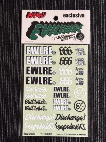EVILWIRE 스티커 2 타미야 미니 사륜구동
