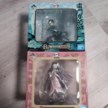 귀멸의 칼날 B상 E상 피규어 세트 탄지로 네즈코