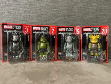 MARVELSTUDIOS / 복권 [ BE@RBRICK ] 4체 세트