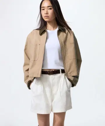 UNIQLO 집업 숏 자켓 미사용 새상품